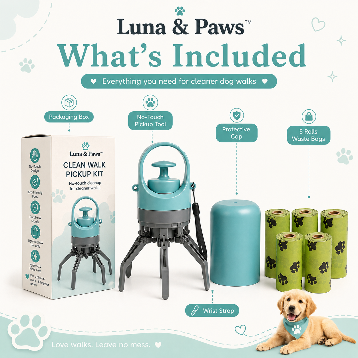Luna & Paws™ Clean Walk Pickup Kit
