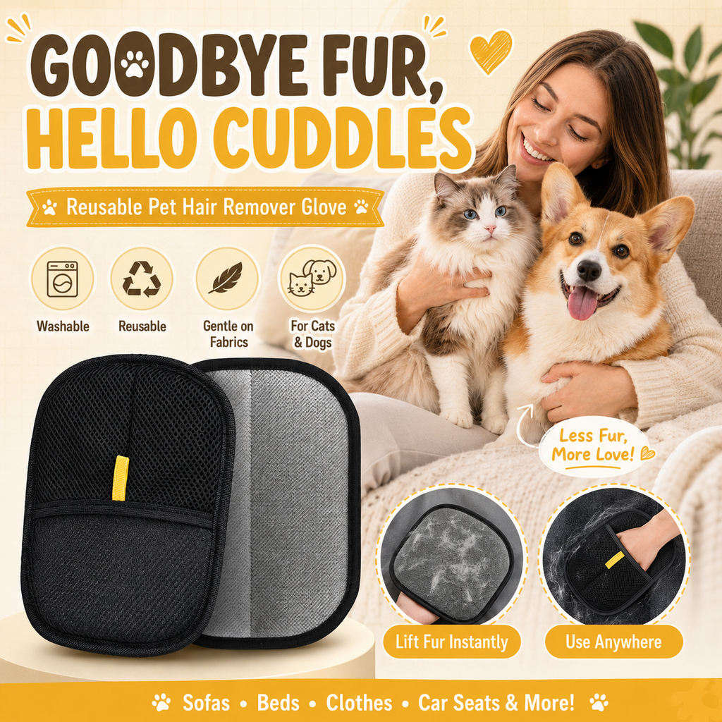 Luna & Paws™ Reusable Pet Hair Removal Glove