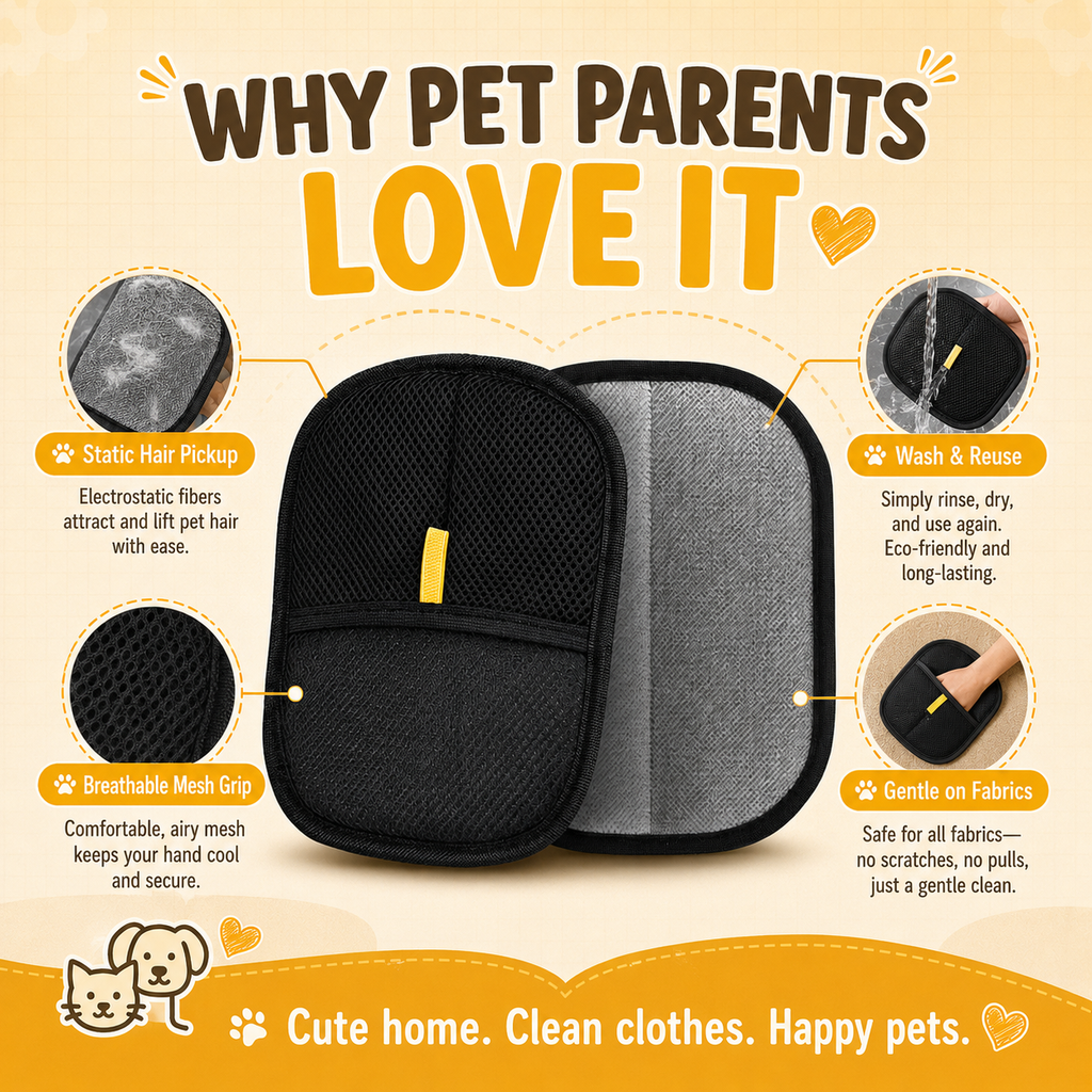 Luna & Paws™ Reusable Pet Hair Removal Glove
