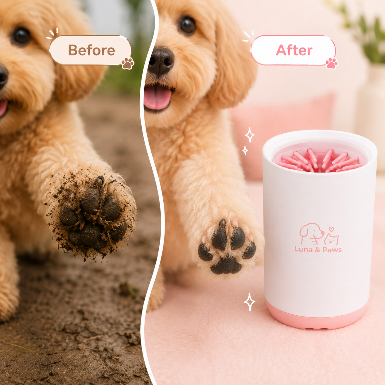 Luna & Paws™ Paw Cleaner Cup